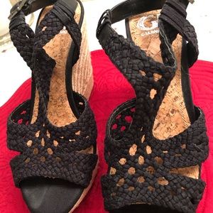 Black knit shoes By Gianni Bini